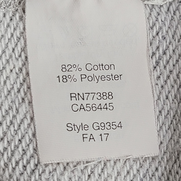 J.Crew Gray Long Sleeve Sweatshirt Dress Size-XS - Picture 7 of 7